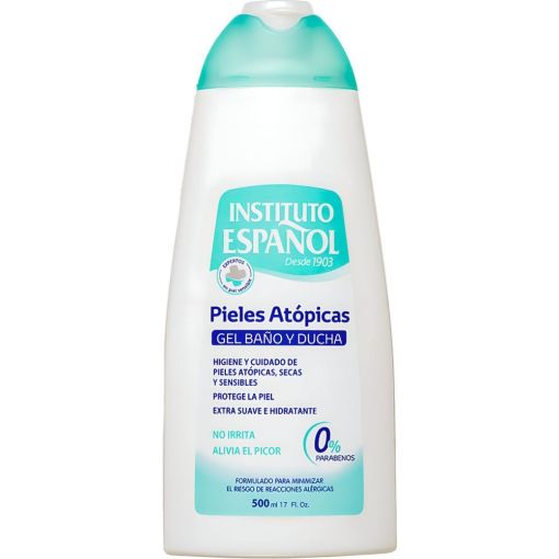 Instituto Espa&ntilde;ol Pieles At&oacute;picas Gel De Ba&ntilde;o Gel de ducha extrasuave e hidratante protege la piel no irrita y alivia el picor