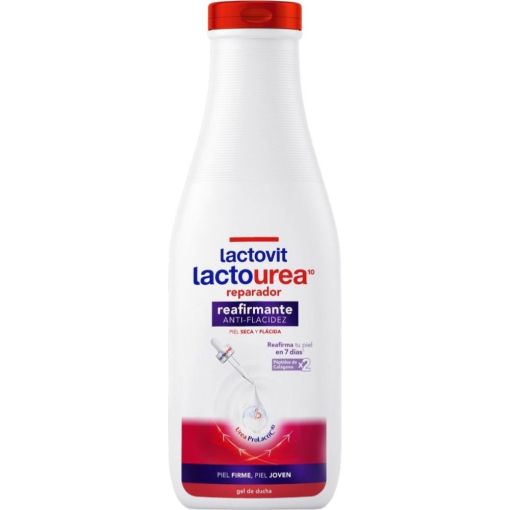 Lactovit Lactourea Reparadora Rearfirmante Gel De Ducha Gel de ducha reafirmante antiflacidez con microesfemas lactosomas para acción ultrahidratante