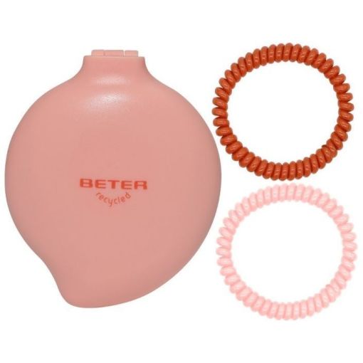 Beter Cepillo Plegable Con Espejo + Coleteros Gratis Cepillo práctico y pequeño para peinarse en cualquier momento 1 ud