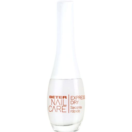Beter Nail Care Express Dry Esmalte de u&ntilde;as reduce el tiempo de secado del esmalte a la vez que protege la superficie