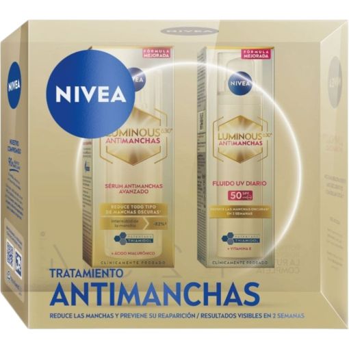 Nivea Cellular Luminous 630º Antimanchas Estuche Tratamiento antimanchas y antiedad reduce manchas y rellena arrugas resultados visibles en 2 semanas