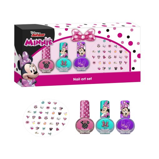 Disney Minnie Nail Art Set Set de uñas infantil para una manicura coqueta