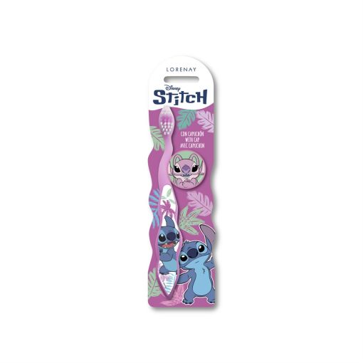 Disney Stitch Cepillo De Dientes Con Capuchón Cepillo de dientes infantil ayuda a conseguir una higiene bucal divertida y alegre