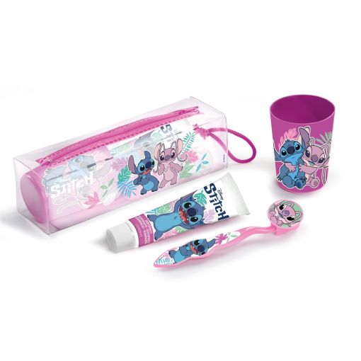 Disney Stitch Estuche Set de higiene dental infantil