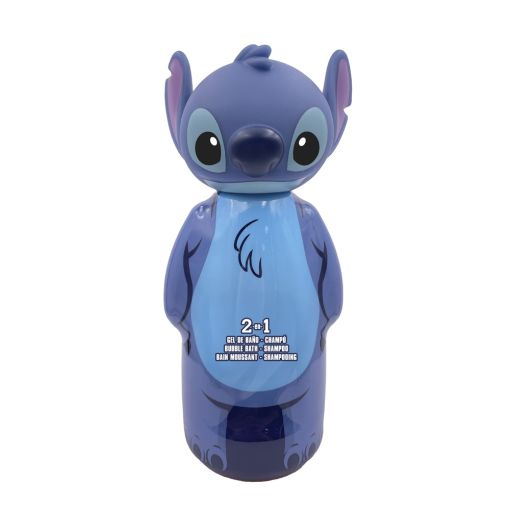 Disney Stitch Gel De Baño-Champú 2 En 1 Gel de ducha y champú infantil respeta la hidratación de la piel y del cabello