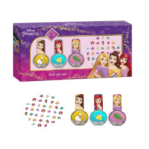 Disney Princesas Disney Nail Art Set Set de uñas infantil para una manicura coqueta