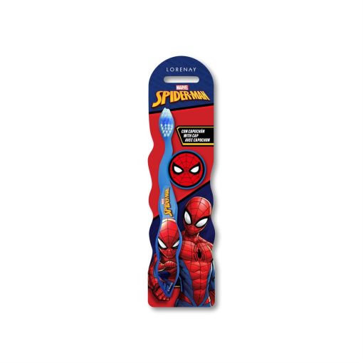 Marvel Spider-Man Cepillo Dental Cepillo de dientes infantil con capuchón