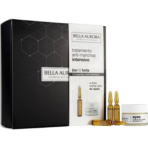 Bella Aurora Bio10 Forte Estuche ampolla 15ud.tratamiento anti-manchas+contorno ojos 15ml