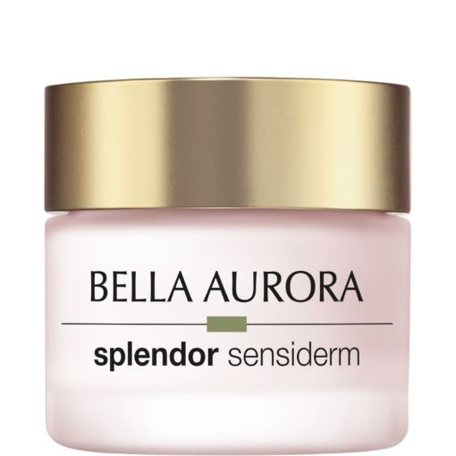 Bella Aurora Splendor Sensiderm Crema Antiedad Reparadora Crema antiedad actúa sobre los signos de la edad hidratando y calmando la sensación de sequedad y tirantez 50 ml
