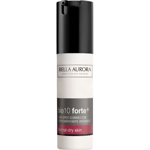 Bella Aurora Bio10 Forte+ Despigmentante Intensivo Piel Normal-Seca Sérum despigmentante intensivo de textura ultraligera elimina manchas oscuras ofreciendo luminosidad 30 ml