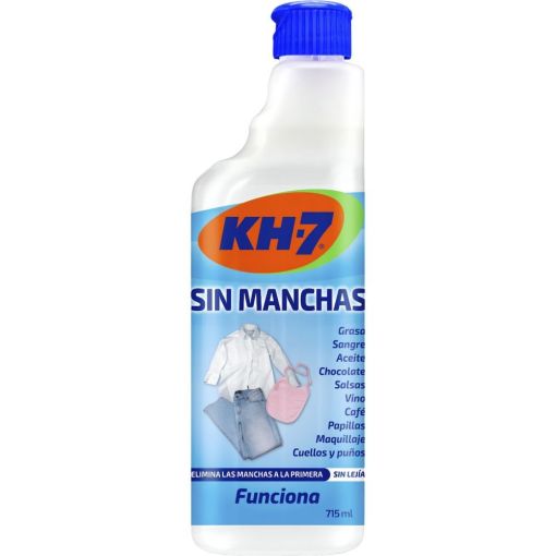 Kh-7 Quitamanchas Sin Manchas Recarga Quitamanchas sin lejía para ropa blanca y de color 715 ml