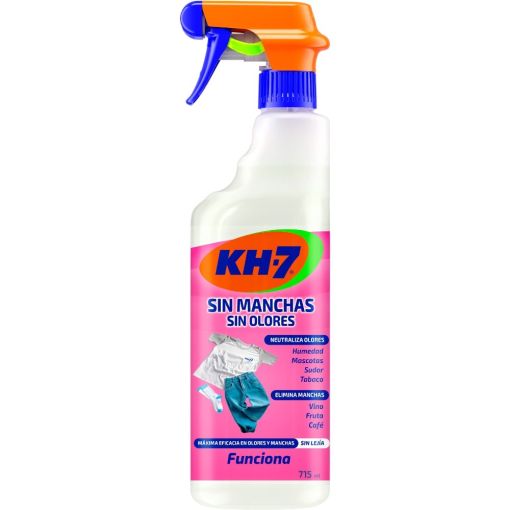Kh-7 Quitamanchas Sin Manchas Oxy Effect Sin Olores Quitamanchas sin lejía neutraliza olores y elimina manchas de manera eficaz para ropa blanca y de color 715 ml