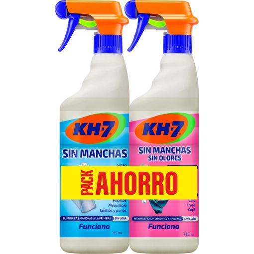 Kh-7 Toda Tu Ropa Sin Manchas Duo Pack Ahorro Set quitamanchas sin lej&iacute;a altamente efectivo para todo tipo de manchas 2x715 ml