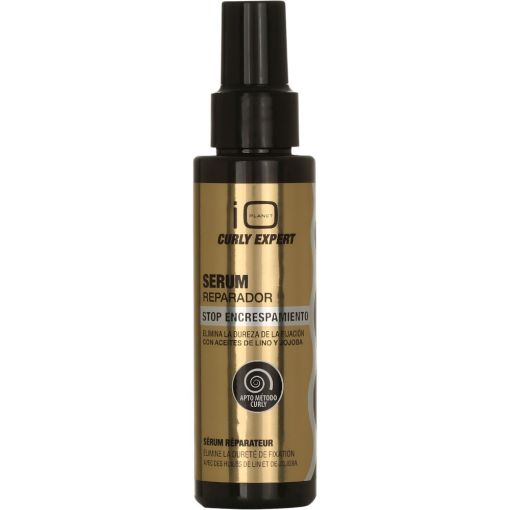Io Planet Curly Expert Serum Reparador Sérum reparador sella cutículas y puntas abiertas para cabello rizado y ondulado 100 ml