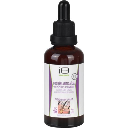 Io Planet Pharma Loci&oacute;n Antica&iacute;da Con P&eacute;ptidos Y Vitaminas Loc&iacute;on capilar act&uacute;a directamente sobre el cuero cabelludo para frenar la ca&iacute;da estimular el crecimiento y revitalizar 50 ml