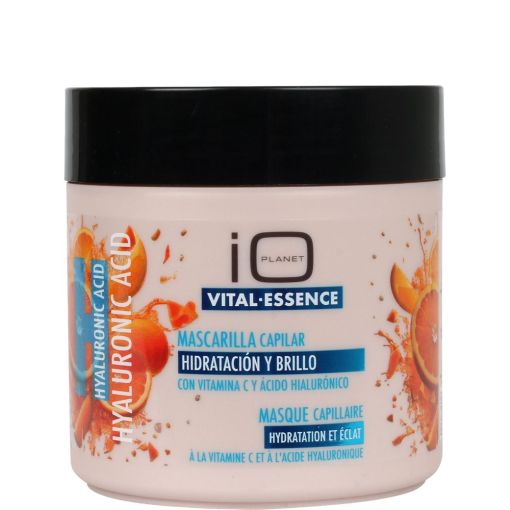 Io Planet Vital Essence Mascarilla Hidrataci&oacute;n Y Brillo Mascarilla con vitamina c y &aacute;cido hialur&oacute;nico aporta hidrataci&oacute;n y brillo 400 ml