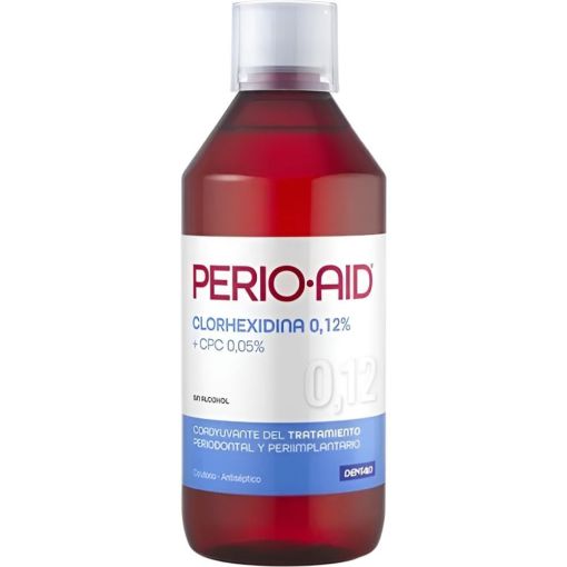Perio-Aid Clorhexidina 0,12% Colutorio Enjuague bucal previene posibles bacteriemias antes y despu&eacute;s de cualquier intervenci&oacute;n