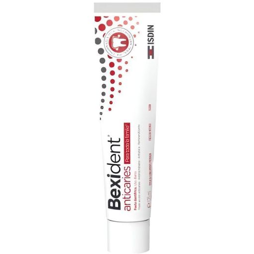 Isdin Bexident Anticaries Pasta Dentr&iacute;fica Formato Especial Pasta de dientes triple acci&oacute;n anticaries antis&eacute;ptico y antiplaca 125 ml