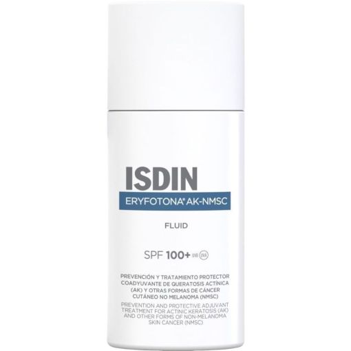 Isdin Eryfotona Ak-Nmsc Fluid Spf 100+ Protección solar previene y fortalece el daño actínico 50 ml