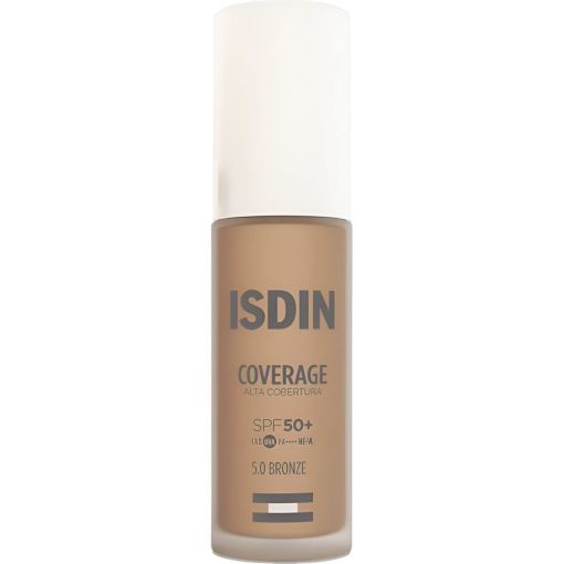 Isdin Coverage A.G.E. Protect Active Spf50+ Base de maquillaje reduce arrugas y mejora la elasticidad y firmeza de la piel