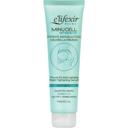 Elifexir Intensive Minucell Potente Anticelulítico Crema anticelulítica de rápida absorción favorece la desaparición de la celulitis más resistente 150 ml
