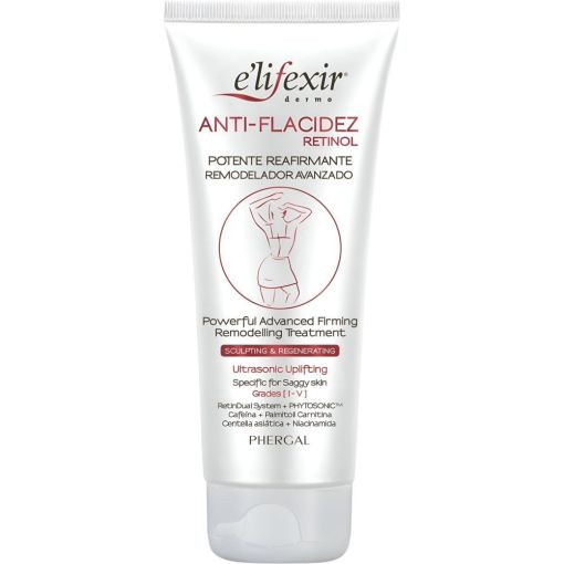 Elifexir Anti-Flacidez Retinol Potente Reafirmante Remodelador Reafirmante corporal remodelador avanzado combate la flacidez y renueva cada capa de tu piel 200 ml