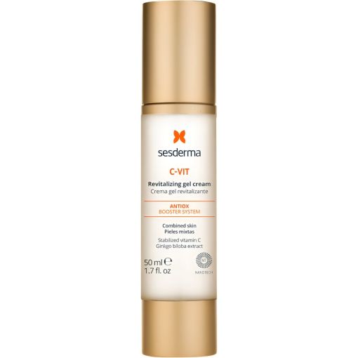Sesderma C-Vit Crema Gel Revitalizante Crema antienvejecimiento revitaliza ilumina y unifica 50 ml