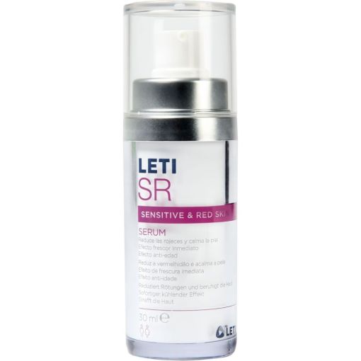 Leti Sr Sensitive & Red Skin Sérum Sérum ayuda a reducir el enrojecimiento acelera el proceso de reparación y regeneración 30 ml
