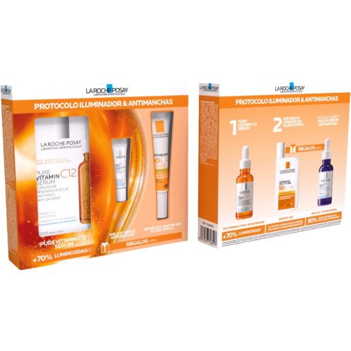 La Roche Posay Vitamin C12 Pure S&eacute;rum Concentr&eacute; R&eacute;novateur &Eacute;clat Estuche S&eacute;rum antiarrugas restaura la firmeza e ilumina al instante para piel rejuvenecida y radiante 30 ml