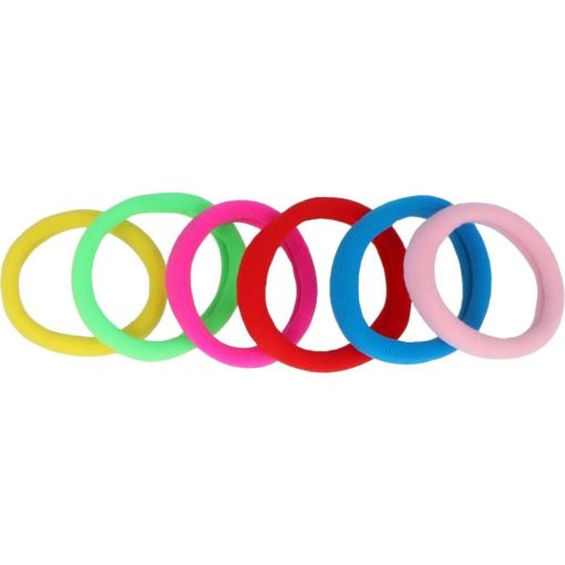 Inca Gomas Elásticas Pack Gomas elásticas multicolor gran resistencia no ceden no estiran ni enredan el cabello 6 uds