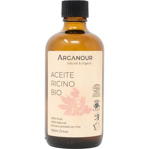 Arganour Aceite Ricino Bio Aceite esencial de ricino 100% natural 100 ml