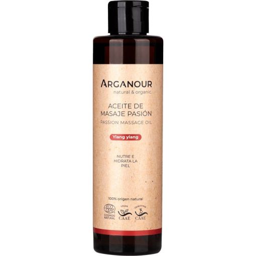 Arganour Aceite Masaje Pasi&oacute;n Aceite para masaje excitante 100% natural 200 ml
