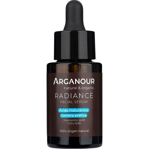 Arganour Radiance S&eacute;rum Facial &Aacute;cido Hialur&oacute;nico Y Centella Asi&aacute;tica S&eacute;rum facial ayuda a retrasar el envejecimiento prematuro 100% natural 30 ml