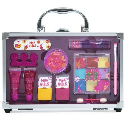 Mya Cosmetics Big Window Maletin Maletín de maquillaje infantil con una moderna e irresistible selección de colores