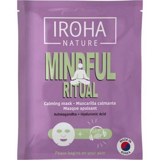 Iroha Nature Mindful Ritual Mascarilla Calmante Mascarilla facial hidratante y calmante dise&ntilde;ada para completar tu momento de calma y cuidado consciente