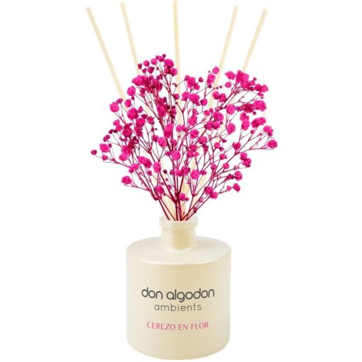 Don Algodon Ambients Perfumador Mikado Cerezo En Flor Edici&oacute;n Floral Ambientador mikado para hogar 60 ml