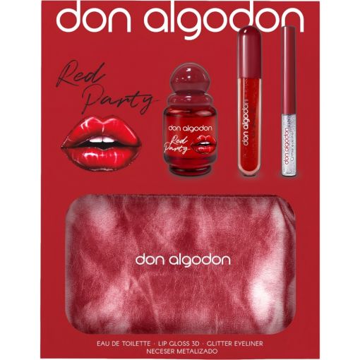 Don Algodon Red Party Estuche Eau de toilette para mujer 30 ml