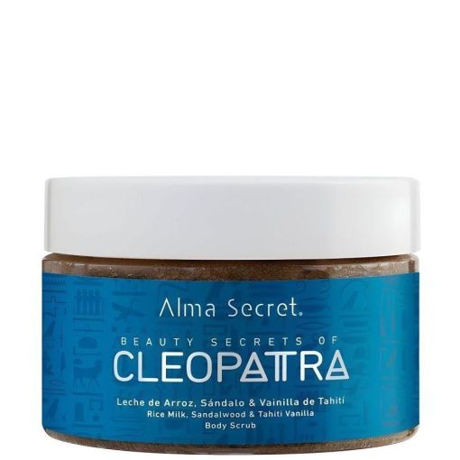 Alma Secret Beauty Secrets Of Cleopatra Body Scrub Exfoliante corporal renueva suaviza y nutre con leche de arroz s&aacute;ndalo y vainilla 250 ml