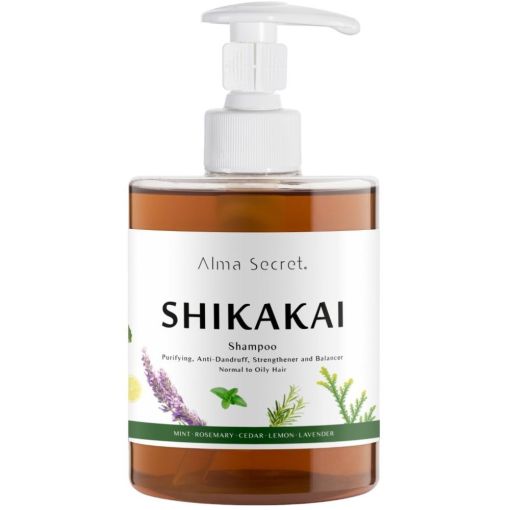 Alma Secret Shikakai Shampoo Champ&uacute; antica&iacute;da revitaliza y regenera para cabello normal o graso 500 ml