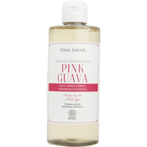 Alma Secret Pink Guava Micellar Cleanser Water Agua micelar elimina suavemente la piel limpiando los poros en profundidad con extracto de guayaba 400 ml