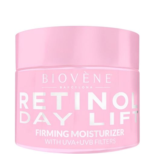 Biovène Retinol Day Lift Firming Moisturizer Crema facial de día hidratante reafirmante y antiedad suaviza la textura de la piel minimizando poros 50 ml