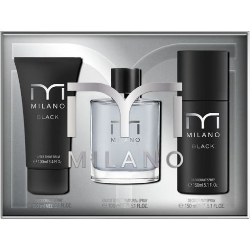 Milano Black Estuche Eau de toilette para hombre 100 ml