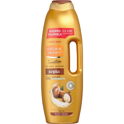 Natural Honey Sensations Arg&aacute;n Gel De Ducha Gel de ducha biodegradabe ofrece nutrici&oacute;n y exotismo con arg&aacute;n