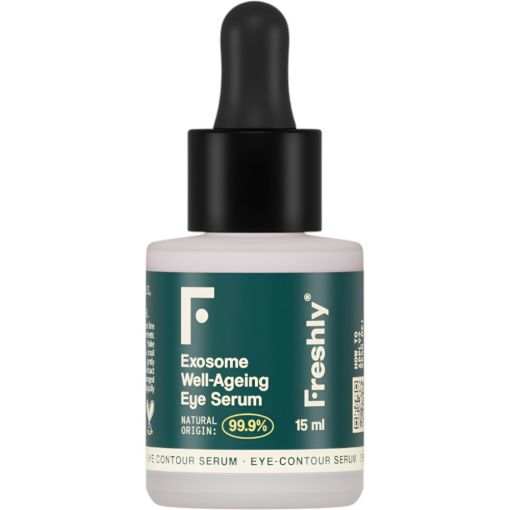 Freshly Cosmetics Exosome Well-Ageing Eye Serum Contorno de ojos antiedad reduce arrugas y levanta el párpado con exosomas biomiméticos encapsulados 15 ml