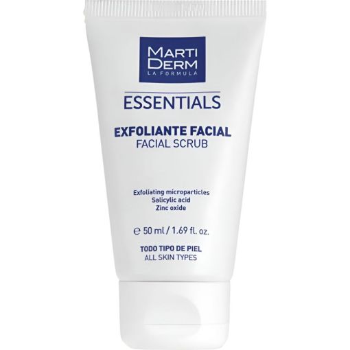 Martiderm Essentials Exfoliante Facial Exfoliante limpia en profundidad eliminando imperfecciones y cicatrices postacné 50 ml