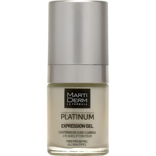 Martiderm Platinum Expression Gel Contorno De Ojos Y Labios Contorno de ojos y labios minimiza las líneas de expresión 15 ml