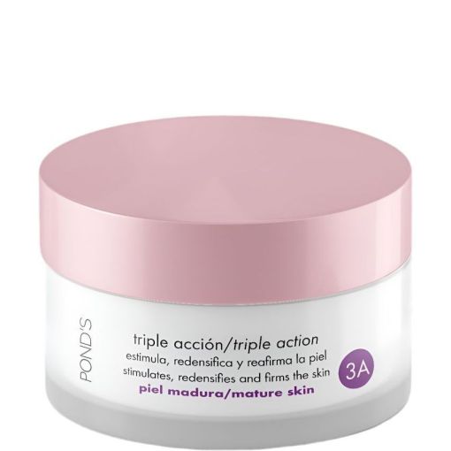 Pond'S Cuidado Esencial Triple Acción Crema Facial Crema facial de triple acción antiarrugas antiflacidez y antimanchas 50 ml