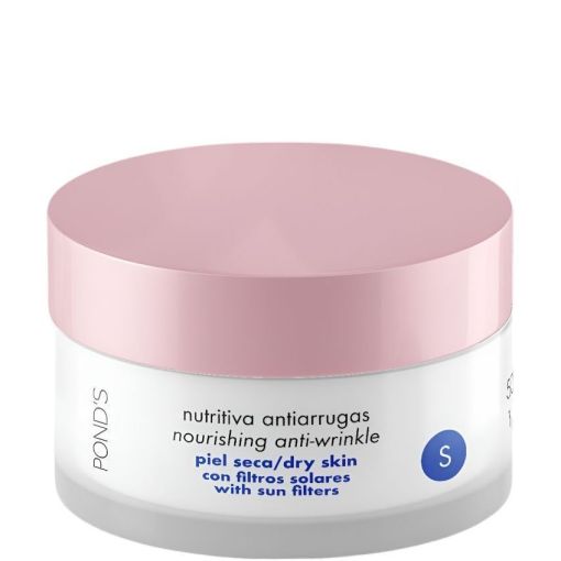Pond'S Cuidado Esencial Nutritiva Antiarrugas Crema Facial Crema nutritiva antiarrugas para una piel cuidada y m&aacute;s joven d&iacute;a tras d&iacute;a 50 ml