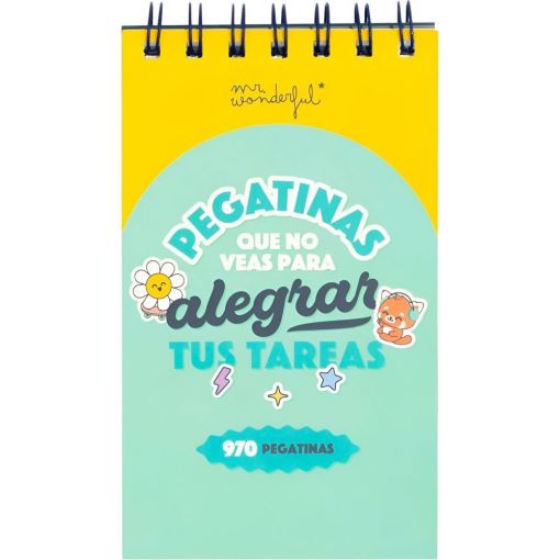 Mr. Wonderful Libreta De Pegatinas Que No Veas Para Alegrar Tus Tareas Libreta de pegatinas para decorar tus apuntes de la mejor manera posible 970 uds