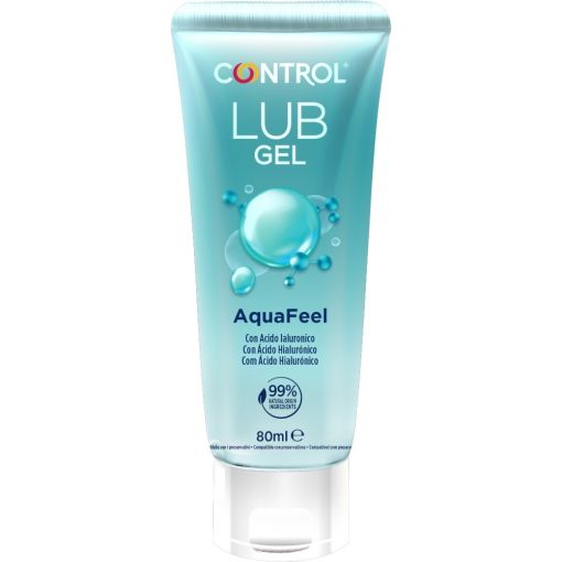 Control Lubricante &Iacute;ntimo Lub Gel Aquafeel Lubricante &iacute;ntimo con poder hidratante y &aacute;cido hialur&oacute;nico 80 ml